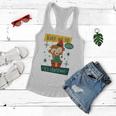 Wake Me Up When Its Christmas Monkey Cute Graphic Design Printed Casual Daily Basic Women Flowy Tank