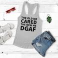 Womens The Old Me Cared The New Me Dgaf Women Flowy Tank