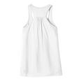 Womens September Girl Wink Eye Woman Face Was Born In September Women Flowy Tank