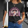 1973 Pro Roe Rainbow Mind You Own Uterus Womens Rights Unisex T-Shirt Gifts for Her