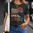 31 Years Old Awesome Since April 1992 31St Birthday Unisex T-Shirt Gifts for Her