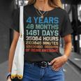 4Th Birthday 4 Years Of Being Awesome Wedding Anniversary V2 Unisex T-Shirt Gifts for Her