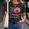 50Th Birthday Squad Stepping Into 50 Years Old Black Womens Unisex T-Shirt Gifts for Her