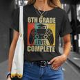 6Th Grade Level Complete Gamer S Boys Kids Graduation Unisex T-Shirt Gifts for Her