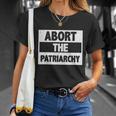 Abort The Patriarchy Vintage Feminism Reproduce Dignity Unisex T-Shirt Gifts for Her