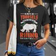 Always Be Yourself Unless You Can Be A Rhino Gift Unisex T-Shirt Gifts for Her