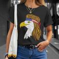 American Bald Eagle Mullet 4Th Of July Funny Usa Patriotic Cute Gift Unisex T-Shirt Gifts for Her