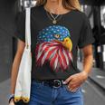 American Bald Eagle Mullet 4Th Of July Funny Usa Patriotic Gift V2 Unisex T-Shirt Gifts for Her