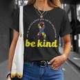 Autism Awareness Be Anything Be Kind Tshirt Unisex T-Shirt Gifts for Her