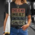 Bbq Smoker Funny Vintage Grilling Meat Smoking Tshirt Unisex T-Shirt Gifts for Her
