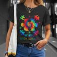 Be Kind Puzzle Pieces Tie Dye Cute Autism Awareness Unisex T-Shirt Gifts for Her