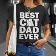 Best Cat Dad Ever Tshirt Unisex T-Shirt Gifts for Her