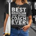 Best Coach Ever And Bought Me This Jiu Jitsu Coach Unisex T-Shirt Gifts for Her