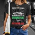 Black History Month All Year Long Unisex T-Shirt Gifts for Her