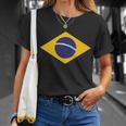 Brazil National Flag Unisex T-Shirt Gifts for Her