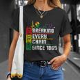 Breaking Every Chain Since 1865 Juneteenth Unisex T-Shirt Gifts for Her