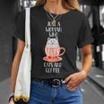 Cat Just A Woman Who Loves Cats And Coffee T-shirt Gifts for Her