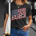 Class Of 2023 Usa Senior 2023 American Flag Unisex T-Shirt Gifts for Her