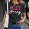 Cleft Lip Palate Strong Awareness Week Orofacial Hare-Lip T-shirt Gifts for Her