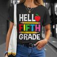 Cute Hello Fifth Grade Outfit Happy Last Day Of School Funny Gift Unisex T-Shirt Gifts for Her
