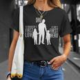 Dad A Sons First Hero Daughters First Love Unisex T-Shirt Gifts for Her