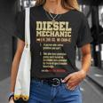 Diesel Mechanic Tshirt Unisex T-Shirt Gifts for Her