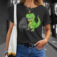 Dinosaur Piano Unisex T-Shirt Gifts for Her