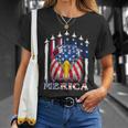 Eagle Mullet 4Th Of July Usa American Flag Merica Gift V2 Unisex T-Shirt Gifts for Her