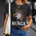 Eagle Mullet 4Th Of July Usa Patriot Merica Cool Gift Unisex T-Shirt Gifts for Her