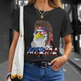 Eagle Mullet Merica 4Th Of July Usa American Flag Patriotic Gift Unisex T-Shirt Gifts for Her