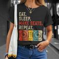 Eat Sleep Make Beats Beat Makers Music Producer Mens Dj Dad Unisex T-Shirt Gifts for Her