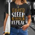 Eat Sleep Wrestle Repeat V2 Unisex T-Shirt Gifts for Her
