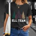 Ell Team Leopard Back To School Teachers Students Great Gift Unisex T-Shirt Gifts for Her