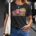 Fall Vibes Old School Truck Full Of Pumpkins And Fall Colors T-shirt Gifts for Her