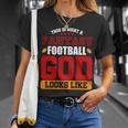 Fantasy Football God Tshirt Unisex T-Shirt Gifts for Her