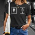 Firefighter Funny Fireman Girlfriend Wife Design For Firefighter Unisex T-Shirt Gifts for Her