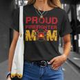 Firefighter Proud Firefighter Mom Fireman Hero Unisex T-Shirt Gifts for Her