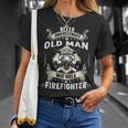 Firefighter Retired Firefighter Gifts Retired Firefighter V2 Unisex T-Shirt Gifts for Her