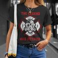 Firefighter Retired Fireman Retirement Proud Firefighter Unisex T-Shirt Gifts for Her