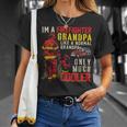 Firefighter Vintage Im A Firefighter Grandpa Definition Much Cooler Unisex T-Shirt Gifts for Her