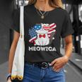 Funny 4Th Of July Great American Flag Cute Cat Unisex T-Shirt Gifts for Her