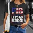 Funny Anti Biden Fjb F Joe Biden Lets Go Brandon Unisex T-Shirt Gifts for Her