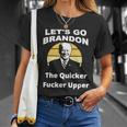 Funny Anti Biden Fjb Lets Go Brandon Let Go Brandon Funny Fjb Meme Americ Unisex T-Shirt Gifts for Her