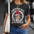 Funny Christmas Snitches Get Stitches Tshirt Unisex T-Shirt Gifts for Her