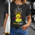 Funny Duck Ducks Rubber Gift Unisex T-Shirt Gifts for Her