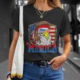 Funny July 4Th Cute Gift Merica 4Th Of July Bald Eagle Mullet Gift Unisex T-Shirt Gifts for Her