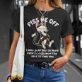 Funny Piss Me Off Cat Meme Unisex T-Shirt Gifts for Her