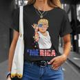 Funny Trump Salt Merica Freedom 4Th Of July Tshirt Gifts Unisex T-Shirt Gifts for Her