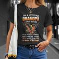 Funny Veteran Gift Grandpa Proud Vet Grandfather Fathers Day Gift Tshirt Unisex T-Shirt Gifts for Her