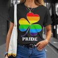 Gay Pride Cloverleaf Rainbow Tshirt Unisex T-Shirt Gifts for Her